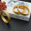 Aniid dames bedel armband bangle 24k gouden kleur sieraden dubai bloemenbangle merk Afrikaanse ontwerper Ethiopian Hawaiiaanse sieraden 240428