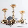 Candle Holders 1 Pc Single-headed Metal Romantic Wedding Props Ornaments Wrought Iron Holder Living Room