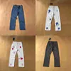 Heren jeans winter designer heren ch lange broek jogger denim geprinte kleding hiphop pant chss ym1q