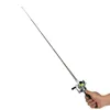 Boat Fishing Rods Pocket Mini Rod Pool Pen Vorm gevouwen met metalen draaiende haspelwielaccessoires Drop levering Sport buitenshuis Ottia