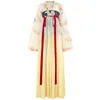 Etniska kläder kinesiska traditionella stil Hanfu Summer Womens Fairy Dresses Folk kostym tjej Dise Tang Dynasty Princess Cosplay kläder