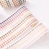 Presentförpackning 1pc färgglad washi band japansk stil grund prickar dekorativa lim diy scrapbooking klistermärke etikett skola stationery