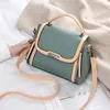 Shoulder Bags Trendy Women's Small Square Bag 2024 Fashion Simple Contrasting Color Handbag All-match One Messenger Women