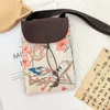 Yunzhiqi estilo chinês antigo crossbody backpack back de celular bolsa de celular literário e fresco elemento chinês crossbody hanfu bolsa