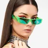 Sonnenbrille Neues Rechteck für Frauen Antiblau -Licht Strahlung Sonnenbrille für Männer Luxusmarke Retro Frau UV400 Brillen H240429