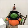 Altre forniture festive per feste di Halloween Decorazione di zucca bambole P Toys Witch Black Cat Man per il pupazzo di Holiday Festival Reput Gift JK Dhldf