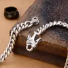 Sier Box Men's and Women's Necklace Retro Tank Chain Heavy Industry Fashion Trend High-end Atmosphere