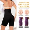 Femmes Shapewear High Taies Shorts Tamim Sincming Corps Shaper Trainer Butt Butter Scrouss Flack Belly Perte Perte de poids 240426