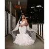 Arabico Ebi Ott Plus Aso size Mermaid Avory Lussuoso abiti da sposa abiti da sposa in perline Abiti da sposa ZJ114