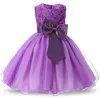 Meisjesjurken Baby Girls pailletten bloem feest tutu jurk kleding kinderen meisjes meisjes bruiloft verjaardag jurk kleding kinderkinderen kerstkostuum