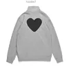 play Embroidered CDG Hoodie Designer Eye Popular Commes Des Fashion Brand Star Same Cotton Large Red Heart Sweater Long Coupl Bowling Sport