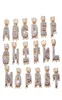 Niestandardowe kroplowe inicjały litery bąbelki Naszyjniki wisior dla mężczyzn Kobiety Biżuter