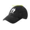 Luxus Mütze Modedesigner Baseball Cap Street Hip Hip Hipster Cap Sun Cap Baumwolle kleine gedruckte Mütze für Männer und Frauen Paare Schwarz