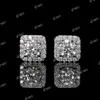 Factory Wholesale Price 925 Silver 1ct Round Cut VVS Moissanite Diamond Classic Earring Stud Fine Jewelry Women