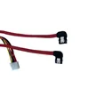 2024 2 Right-angled Sata To 2 22p Sata with Power Supply Large 4P Male Shell Female Hard Disk Cable Suitable for Hard Disk Serverfor server hard disk cable