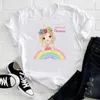 Camisetas de coruja fofa cartoon menina infantil t-shirt menina de verão unsicorn roupas de bebê camiseta de mangas novas roupas de roupas gráficas