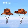 Cappelli larghi cappelli da pesca di peschere di alta qualità bottoni di cotone da viaggio in cotone corda boonie