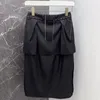 Röcke Mode Frauenmarke Hochwertige Halbrock Original Frauen Luxus Freizeit berühmte High-End-Fringe-Design Ladie Tide