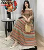 Vestidos Feminino Robe Maxi Long Dress Women Summer Indian Clothes Bohemian Cotton Floral Beach Korean Style Casual de Mujer240416
