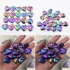 Charms Love Heart Stone Pendentidants 20 mm en gros 20 / lot Colorf naturel pour les bijoux de bricolage Faire des femmes Drop Drop Livrot Finding Dhgarden dhgih