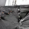 Purple brand American style washed light gray jeans for women and men spring new trendy high street straight leg pants