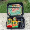 kit de fumée Gorille Smoking Tobacco Kit Rolling Star All dans un plateau à rouleaux en plastique Conteneur d'herbe herbac