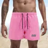 Pyscho Bunny Shorts Mens Fashion Beach Hosen Leder Shorts Schädel Kaninchen Tierdruck Physcho Bunny Surf Shorts Schnell trockener europäischer und amerikanischer Stil S-4xl R8XX 961