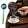 Scolle di caffè in acciaio inossidabile cucchiaio cucchiaio a doppia testa misura cucchiai fine macinatura per farina di fagioli