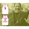 Niestandardowy Danny Trejo 5 Tijuana Piranhas Basketball Jersey Meksykańska zespół ekspansji wszystkie zszyte rozmiar S M L XL XXL 3xl 4xl 5xl 6xl najwyższej jakości