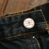 Męskie dżinsy męskie dżinsowe dżinsy spodnie do dziury rozryte duże rozmiar Hip Hop High Strt Mash Mode Pants T240428