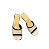 Sommer Simple Fashion Flip-Flops bequeme High Heels Casual Open-Toe Pantoffeln High-End Exquisite Letter Light Luxus-Pendler-Hausschuhe