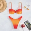 badkleding voor vrouwen nieuwe sexy stalen top split tweedelig bikini zwempak dames