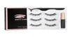 3 paires cils magnétiques 3d faux vison extension des cils eyeliner cils pack courts faux cils durables 7465451