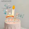 Świece Ins Cake Candle Birthday Długie kolorowe świece Wystrój ślubu festiwalowy stół