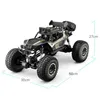 Electric/RC CAR 1 8 Oversized Big 50cm RC CAR 4WD Truck Alloy Metal Body Climbing Mountain High Speed Off-Road 4x4 Voertuig Kerstcadeaus Toys T240428