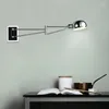 Wall Lamp Modern LED With Switch Foldable Retractable Eyes Protector For Bedroom Bedside Study Living Room Bathroom Luminaries