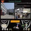 Lifeng Jewelry Mens S925 Hip Hop Cuban Link Łańcuch Białe złoto VVS MOISSANITE Cuban Link Łańcuch IECD Out Diamentowy naszyjnik