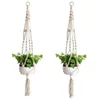 Plant Hangers Macrame Rope Pots Holder Ropes Wall Hanging Planter Hanger Basket Plants Holders Indoor Flowerpot Baskets Lifting1359825