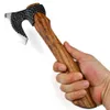 HK081 Sobrevivência Axe Axizo ao ar livre Sobrevivência Viking Felling Ax Camping Tools com DC53 Aço de madeira bainha