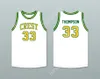 Niestandardowe Nay Men Youth/Kids David Thompson 33 Crest High School Chargers White Basketball Jersey 1 Top Sched S-6xl