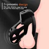 MĘŻCZYZNA CAGE CAGE CAGE CAGE - urządzenie czystości lekkie kutas klatka seksualne zabawki dla mężczyzn Ćwiczenie Penisowe akcesoria na sprzęt dla dorosłych zabawki z 3 wielkości pierścienie