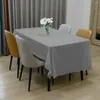 Tela de mesa sólido Peva plástico mantel plástico impermeable color liso desechable el banquete de boda de la boda negro