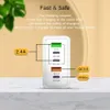 120W Mobile Fast Charger Type-C PD + USB pour iPhone 15 Multi Port Charge Head