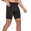 Pantaloni da uomo pantaloncini sportivi stretti stendi basket allenamento di fitness fitness alto pantaloni pantaloni estivi tascabili per