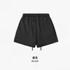 Дизайнер моды ESS 2023 весна/лето 495GFOG Color Series Basic Solid Shorts Street Loose Fashion 5/4 брюки
