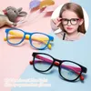 Sonnenbrille Anti-Blau Light Kids Gläser Augenschutz Computer komfortable Brille Silikon Online-Kurse Ultra Frame