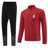 2024 2025 AC Tracksuit Ibrahimovic piłka nożna Milano Kurtka 24 25 25 MAILLOT de Foot Calhanoglu Pulisic Leoa Theo Giroud Milans Football Training Suit