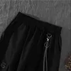 Женские брюки с двумя частями весны и осенью женских грузовых штанов Harajuku Cool с двумя кусочками с длинными рукавами+ленточками Pantsl240429