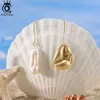 Orsa Jewels 925 Boucles d'oreilles en argent sterling en argent sterling pour femmes avec élégant bijoux de mode de feuille d'or 14K GPE81 240428