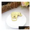 Öppnare guld bröllop gynnar och gåva lyckliga gyllene elefant vin flaska öppnare droppleverans hem trädgård kök matsal dhvjr